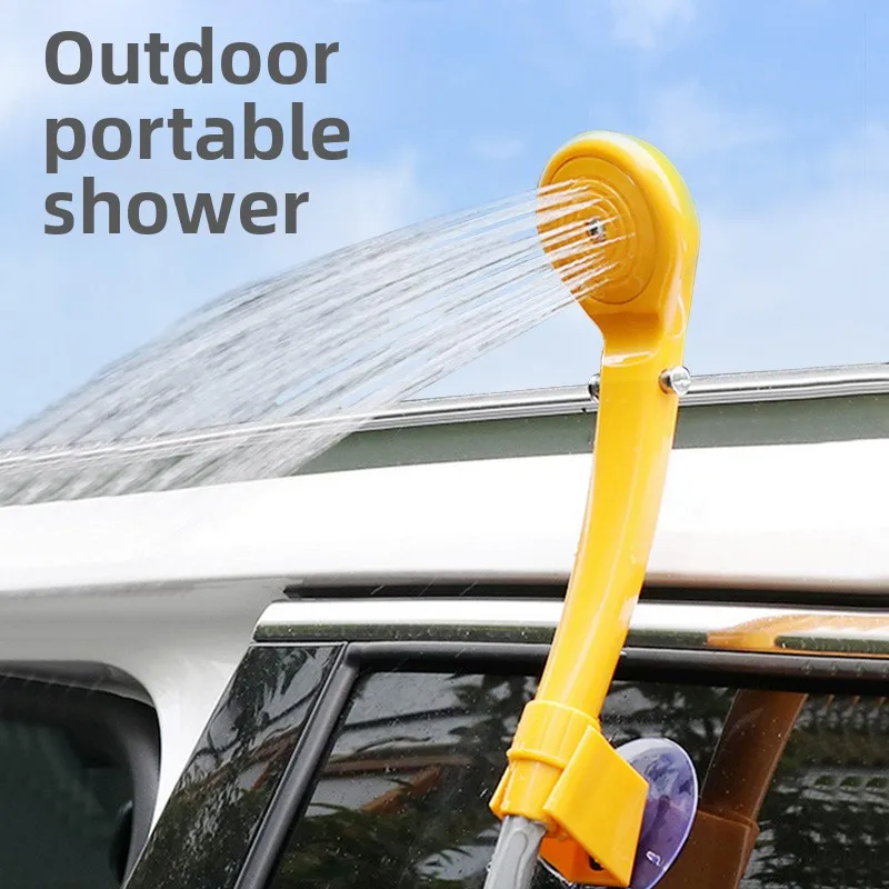 

Outdoor shower artifact Simple home shower type camping portable mobile shower
