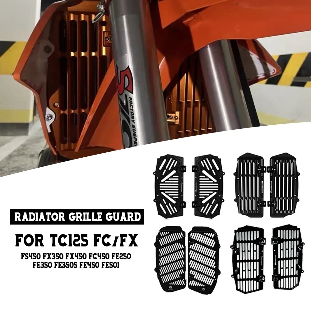 

Radiator Cover Guard Protector For KTM Husqvarna 125 250 300 350 400 450 500 TC TE TX FC FE FX EXC EXCF XCW XCFW XC XCF SX SXF