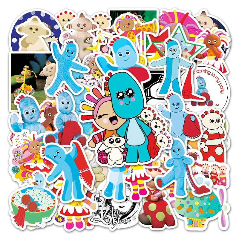 50pcs Masha and The Bear Stickers Suitcase Water Cup Stationery Mobile Phone Scooter Laptop Refrigerator Decorative Stickers