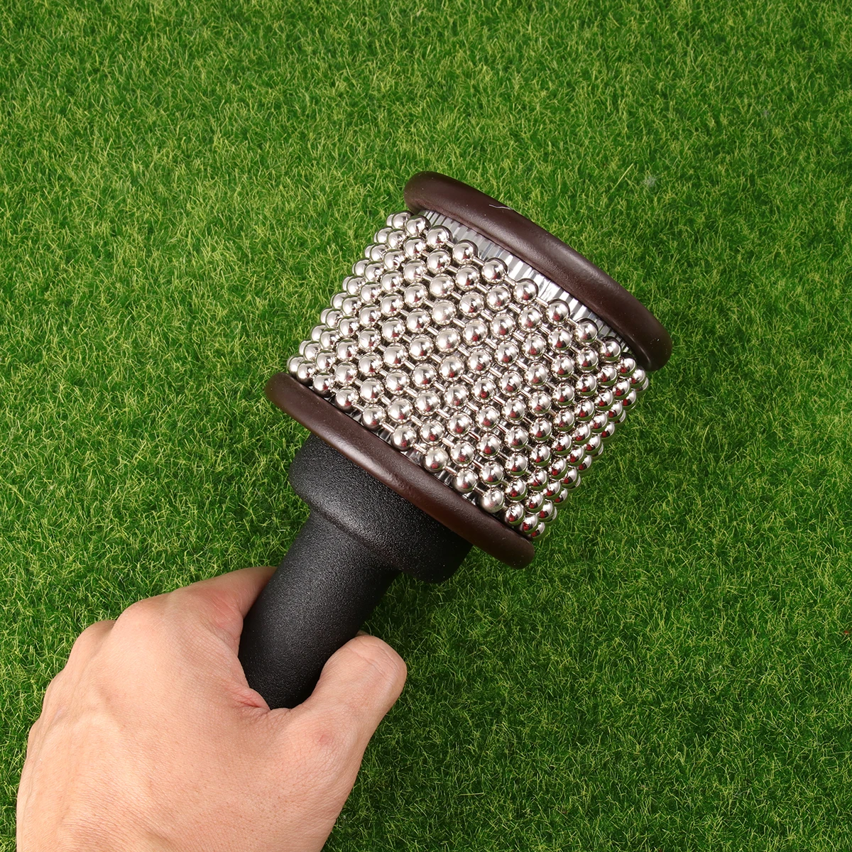 

Musical Instrument Cabasa Safe Kids Fun Sweet Sounds Rattling Toy Therapy Percussion Teaching Tools Bamboo