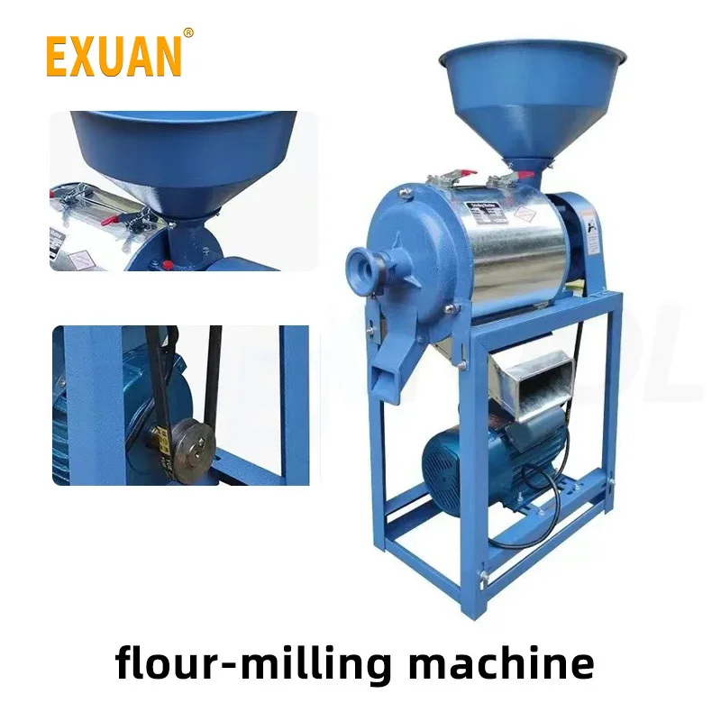 

Automatic Flour Machine Small Milling Machine Wheat Flour Corn Beans Grains Multi-grain Flour Grinder Ultrafine Milling Machine