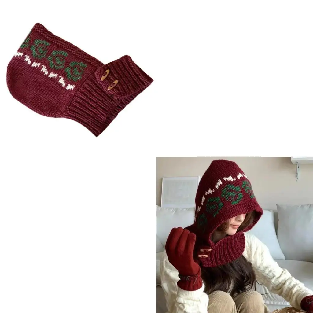 Knitted Earflap Hat… - image