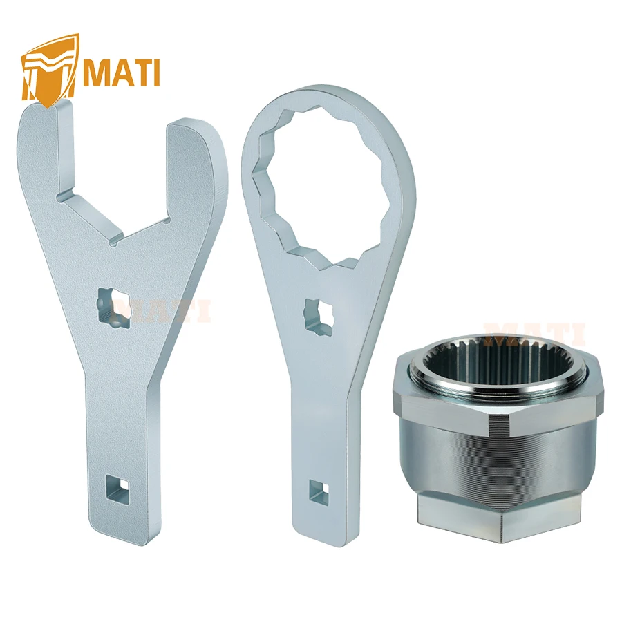 

45mm & 56mm Rear Axle Nut Wrench Tools & Axle Lock Nut Clip Bolt Jam Sleeve for Honda ATC250R ATC350X TRX250X 43127-HA2-000