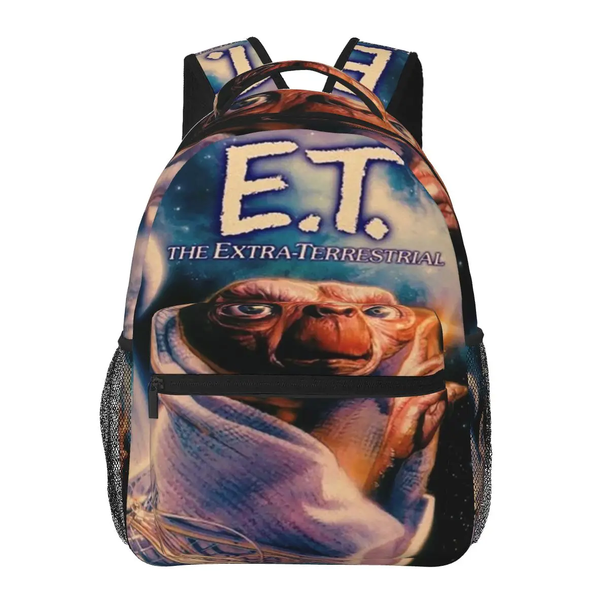 

E.T The Extra Terrestrial (1982) Backpacks Boys Girls Bookbag Students School Bags Kids Rucksack Shoulder Bag Large Capacity