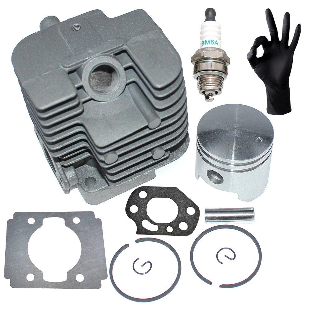Imagem -02 - Kit de Pistão do Cilindro para Shindaiwa C230 T230 T230x T230xr-emc Es726 C230pt C230c C230ar 80280 80192 80770 A130001391 A130001160