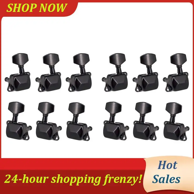 

AB31-2X Guitar Tuning Pegs Machine Heads Tuning Machine Head Keys Semi Closed String Tuning Pegs Guitar Accessories