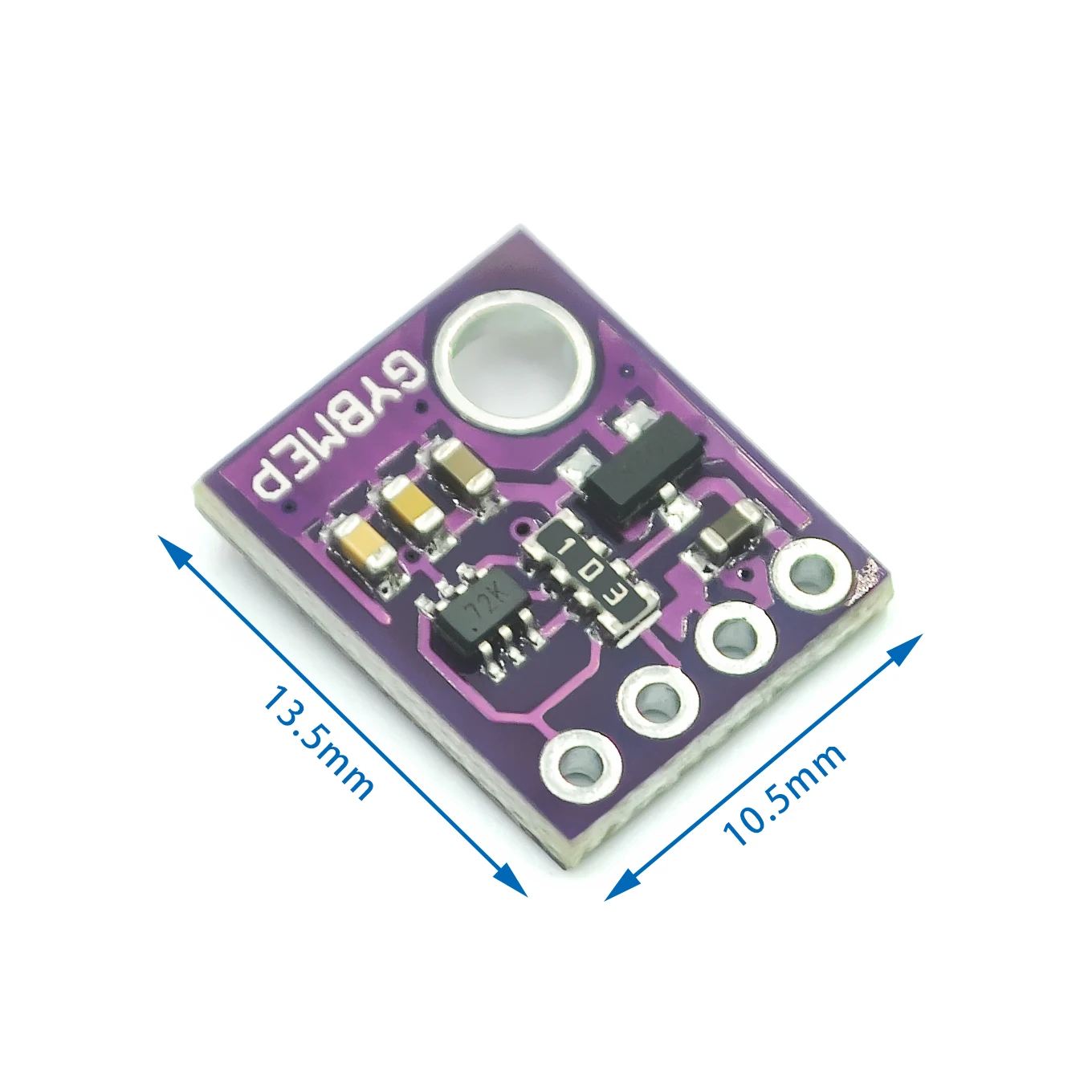 3In1 BME280 GY-BME280 Digital Sensor SPI I2C Humidity Temperature and Barometric Pressure Sensor Module 1.8-5V DC High Precision