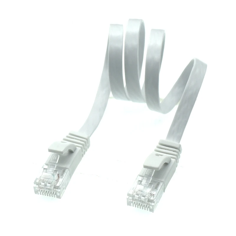 Flat Ethernet Cable 90 Degree up down CAT6 RJ45 Networking Patch LAN Cord for Computer Router Laptop - 0.5M to 10M - view 4