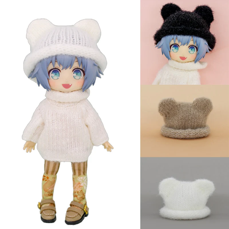 HOUZIWA  GSC Molly 1/12  BJD Doll Accessories Cap OB11 Doll Hats