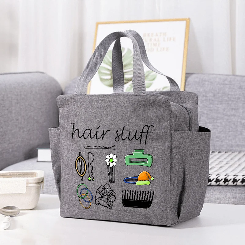 Easy And Stylish Women'S Makeup Bag, Large Capacity Hair Care Item Storage Bag, Multiple Colors Available, Reinforced Handle