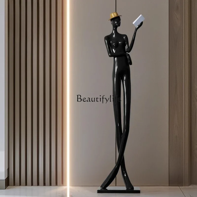 

FG52Abstract large floor-to-ceiling portrait sculpture decorative large ornament sculpture artwork