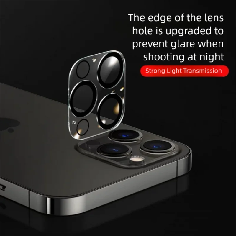 

Suitable for iPhone 16 silk screen lens film Apple 17 Pro Max rear camera 15 Pro protective glass sticker