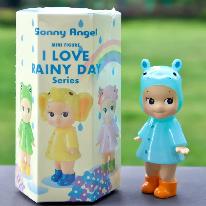 

in stock product genuine Sonny Angel I Love Rainy Days Series Mystery Box Rainy day themed blind box set healing angel figurine