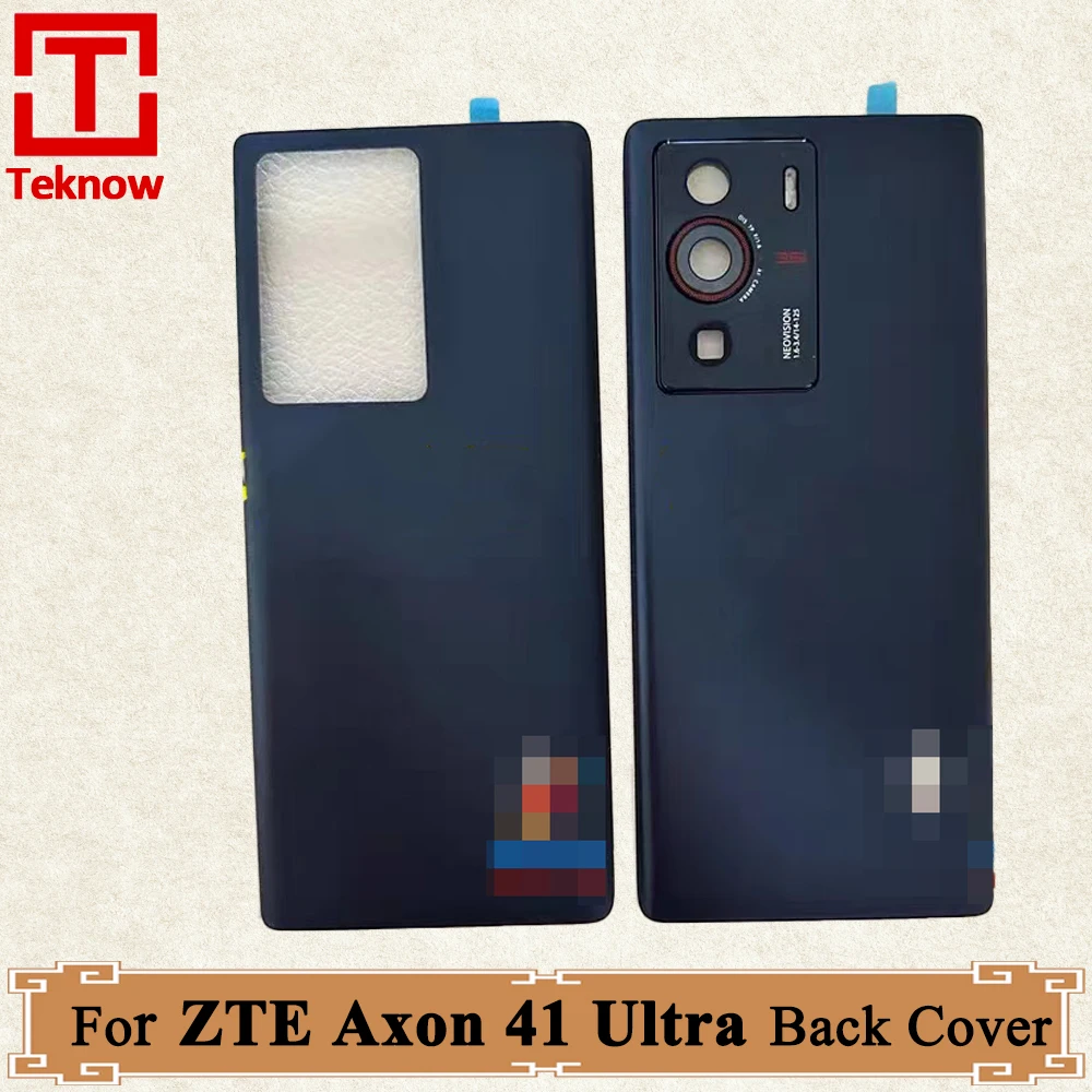 Original Back Cover For ZTE Axon 41 Ultra Back Battery Cover For vivo iQOO9 Back Door Axon 41Ultra Rear Case Repair Replacement