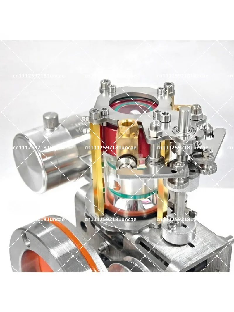 Single Cylinder Four Stroke Water Cooled Engine Model Metal Internal Combustion Engine DIY Physics Experiment Toy