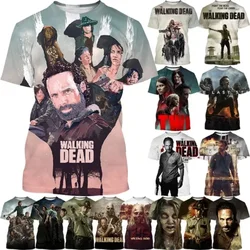 Hot Sale New TV Series The Walking Dead 3D T-Shirt Street Fashion Casual Creative Round Neck Short-Sleeved T-Shirt