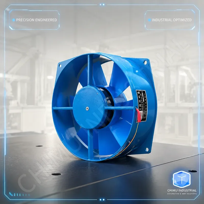 【CHIMU INDUSTRIAL】 200FZY2-D 220V Axial Flow Fan with Capacitor Double Ball Bearing Copper Wire Small Power Frequency Cabinet