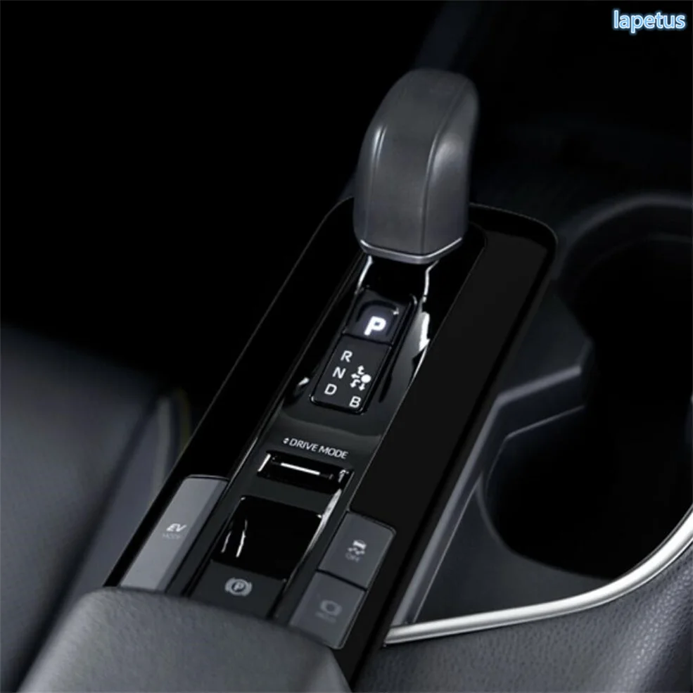 Abs engrenagem shifter quadro decoração adesivos capa guarnição apto para toyota C-HR chr 2024 2025 acessórios do carro