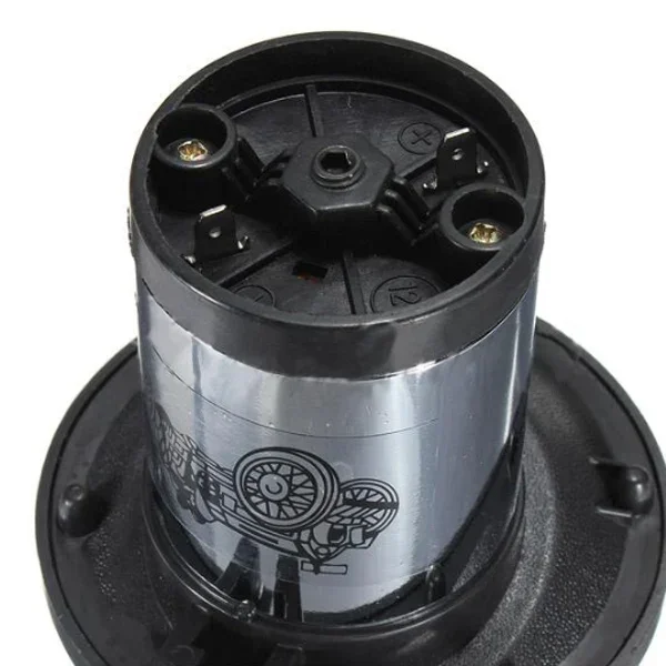 12V 110dB Chrome Car Antique Vintage Truck Air Horn Single Tube Train Horn Siren Auto Megaphone Whistle Hooter AHH-OOO-GAH