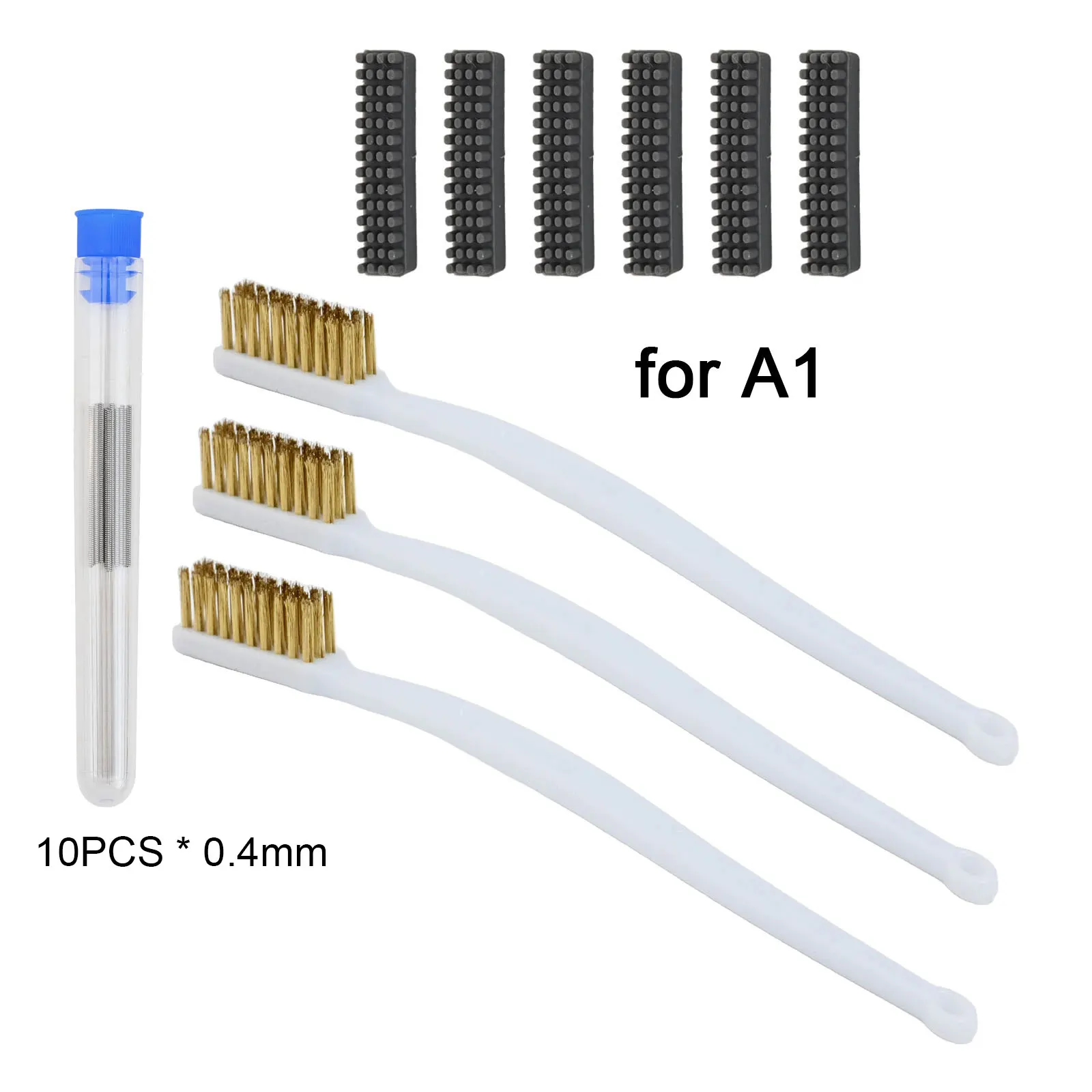 Complete For 3D Printer Maintenance Kit Nozzle Cleaning Needles and Silicone Brushes for Effective Performance