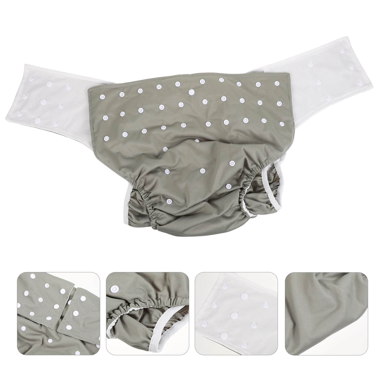 

1 шт., подгузник для уборки воды для взрослых, многоразовые моющиеся, без утечек, удобные трусы, подгузник против утечек