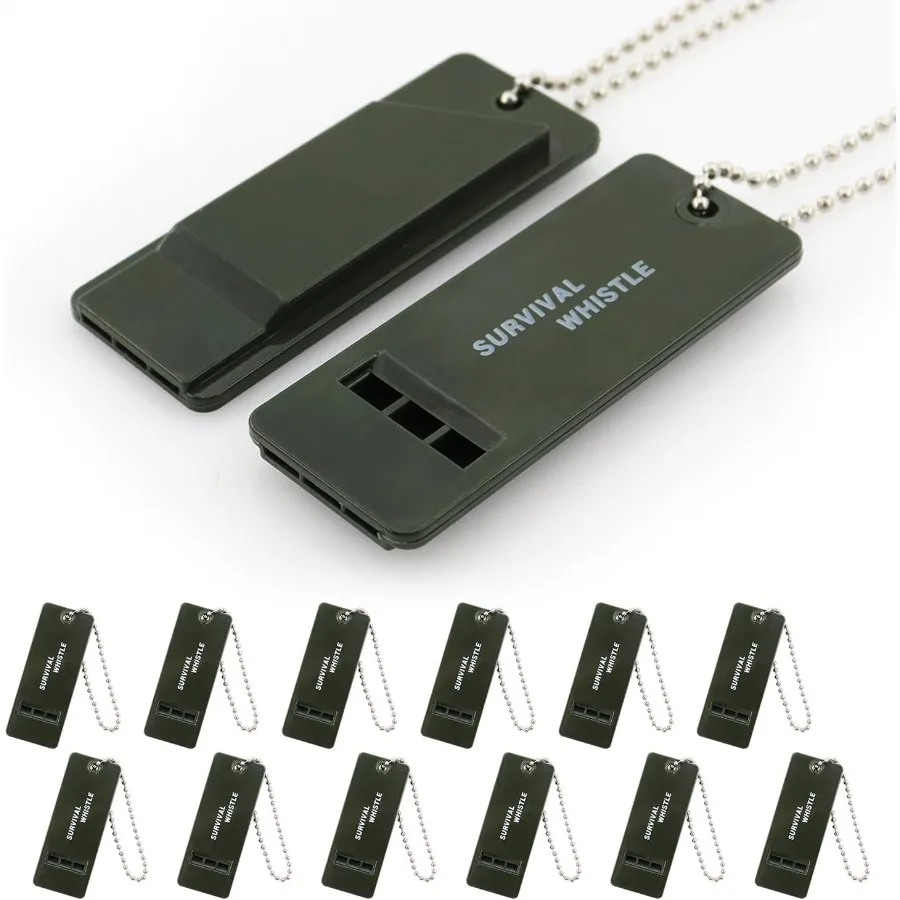 صفارات الطوارئ مع صفارة السلامة الحبل بقاء شريل انفجار بصوت عال للتخييم التنزه الصيد الإنقاذ سيجلينغ الرياضة في الهواء الطلق #1