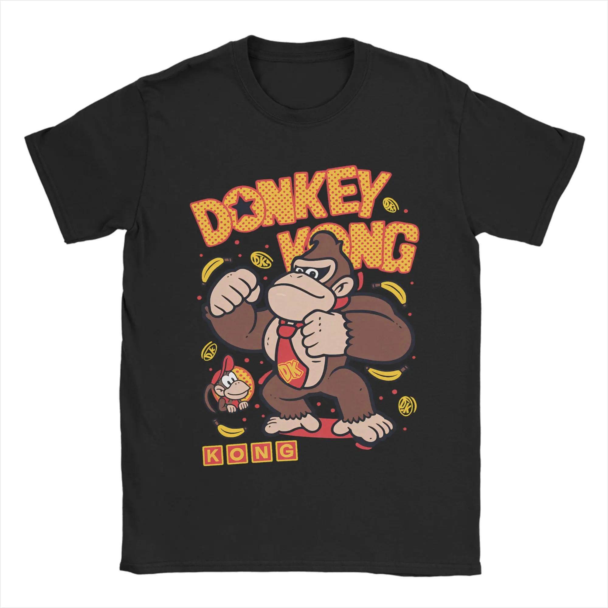 Men Women's T-Shirt Donkey Kong Arcade Game  T Shirts Fashion  Summer Tees Y2K Casual Casual Cotton Clothes Birthday Gift