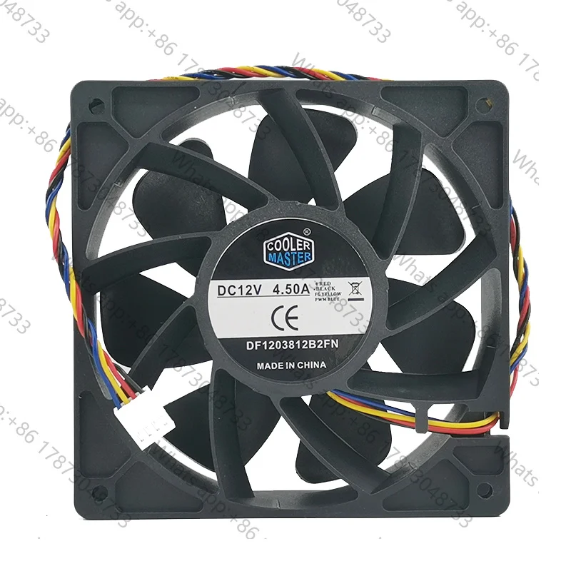 Tool PartsBrand new original DF1203812B2FN 12V 4.50A 12cm 120*38mm ultra-violent high air volume 4-wire cooling fan