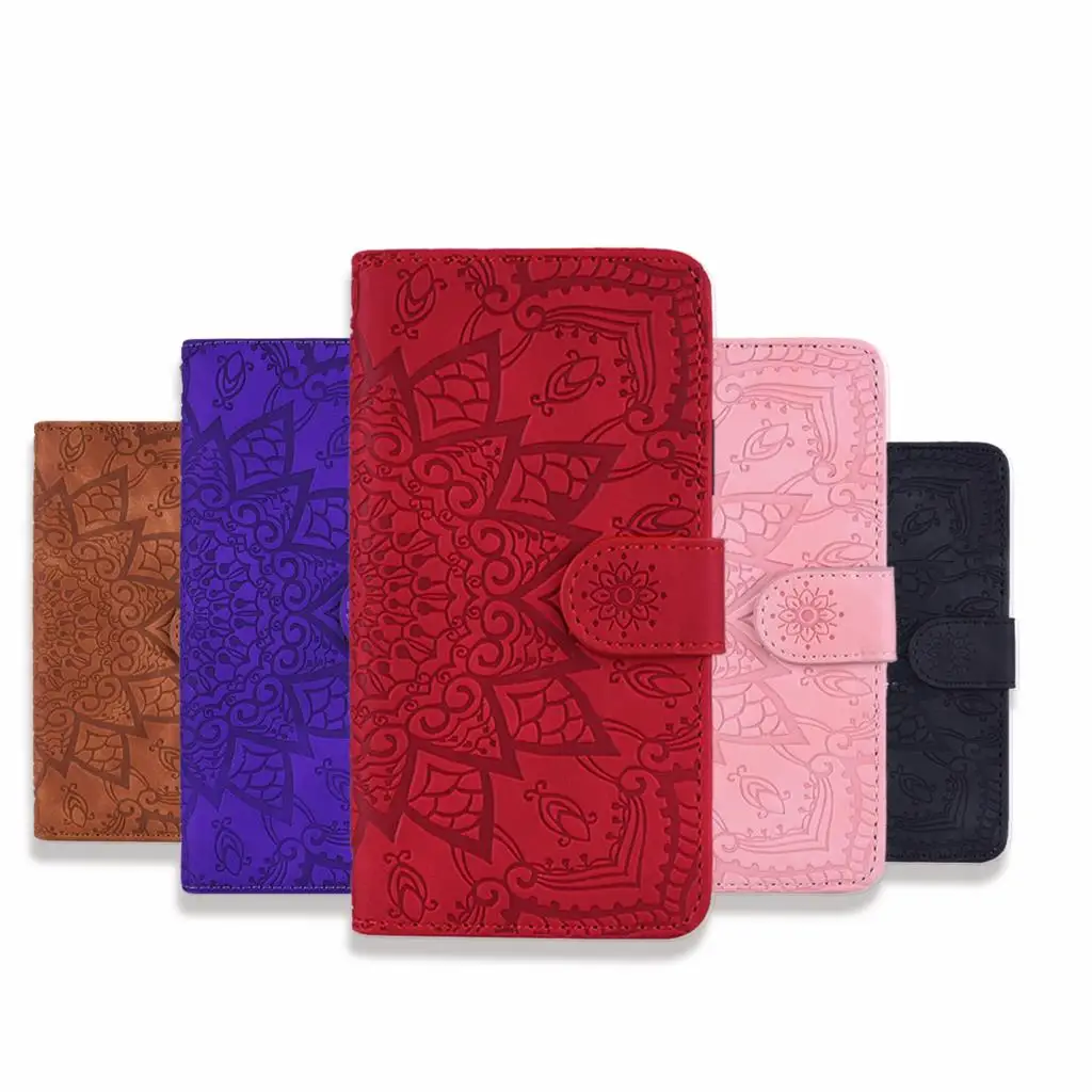 

3D Flower Flip Wallet Leather Case For iPhone 14 13 12 Mini 11 Pro X XR XS MAX Purse Phone Case for iPhone 7 8 6 6S Plus Coque