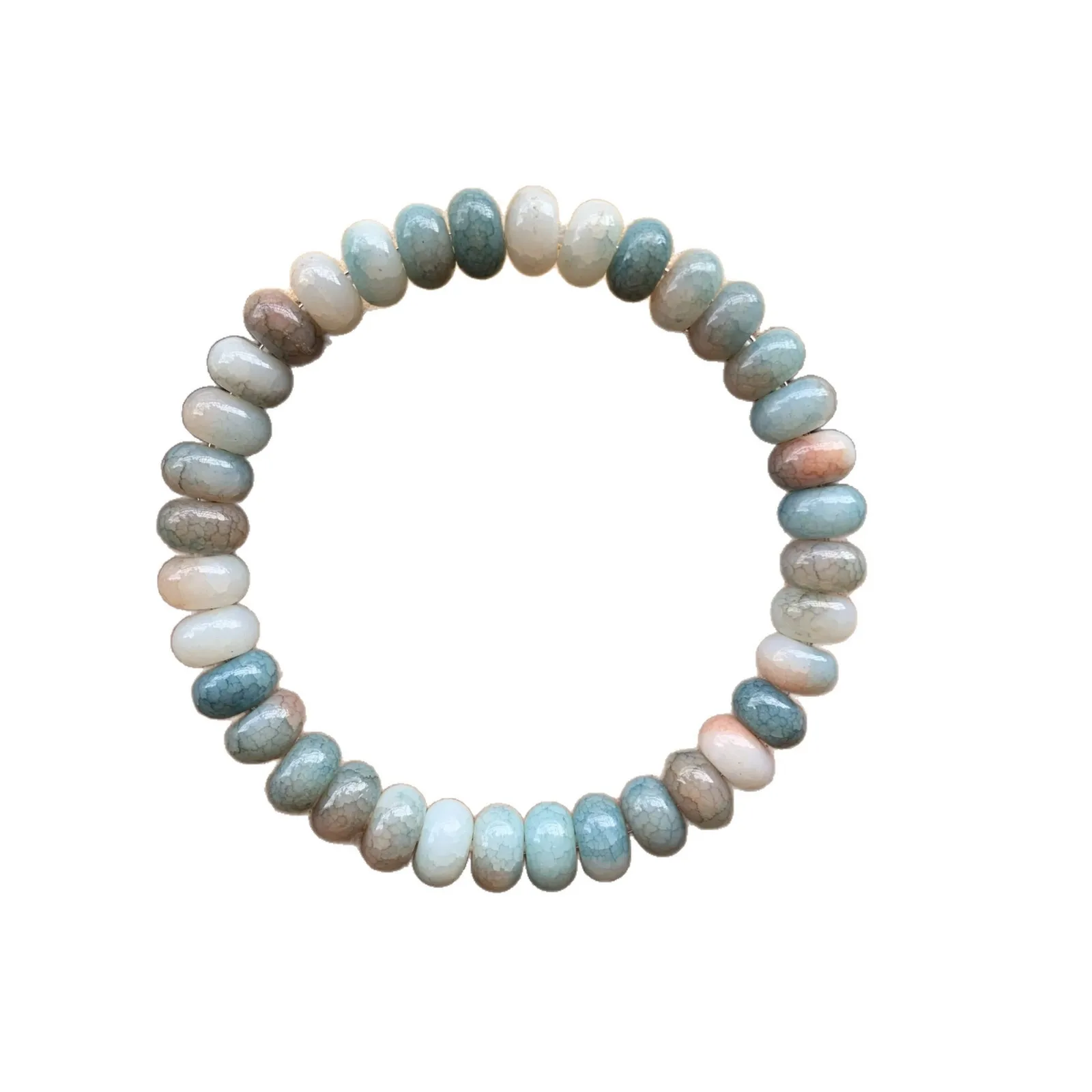 سوار خرز عصري مختلط الألوان مصنوع يدويًا هدية مثالية لكل من الرجال والنساء