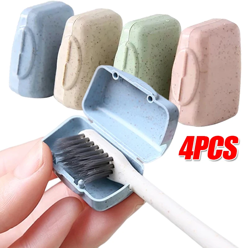 Portable Toothbrush Holder Protector Case Toothbrush Head Cover Caps for Travel Outdoor Camping Bathroom Organizer Accessories