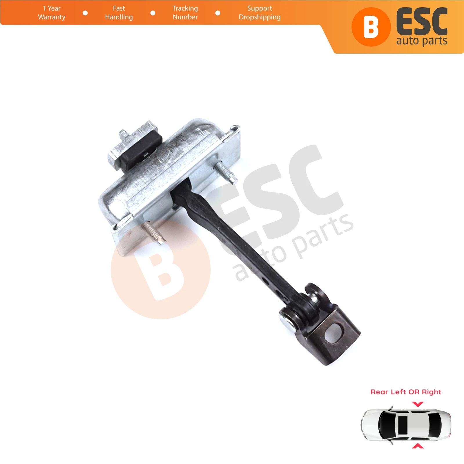 

EDP1304 Rear Door Hinge Stop Check Strap Limiter for Citroen C3 MK3 Peugeot 208 2008 MK1 5-Door Hatchback 9671891280