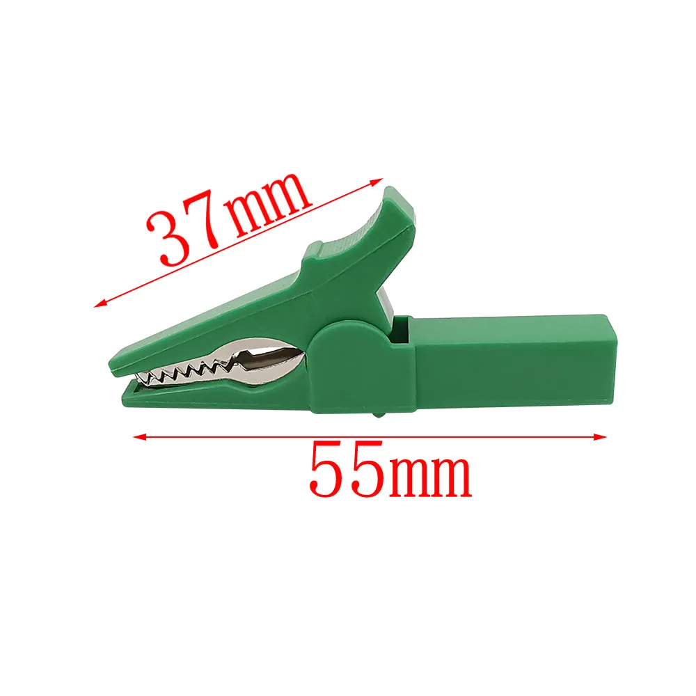 6Pcs Alligator Clips 55mm Battery Test Crocodile Clamp Connector For Banana Plug 4mm Multimeter Pen Cable Probes Alligator Clip