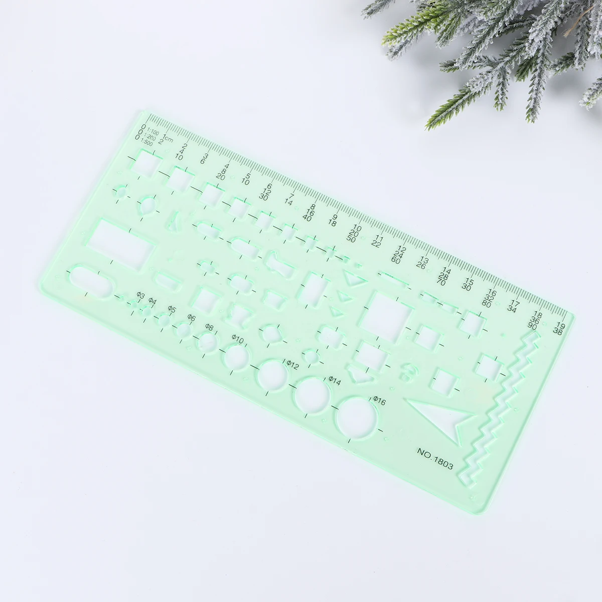 

11 pcs Drawing Ruler Template Design Formwork Painting Aid Rulers Plastic Transparent Orange Curve Shapes Circles