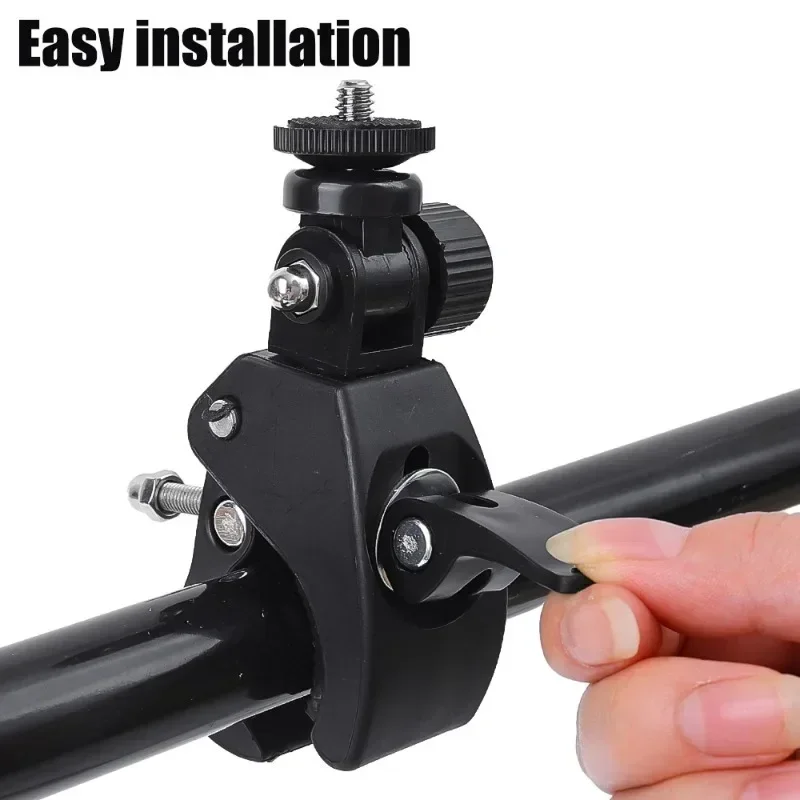 For GoPro Hero 12 11 10 Bicycle Motorcycle Handlebar Handle Clamp Bar Mount for Go Pro 9 8 Insta 360 DJI Action Camera Accessory