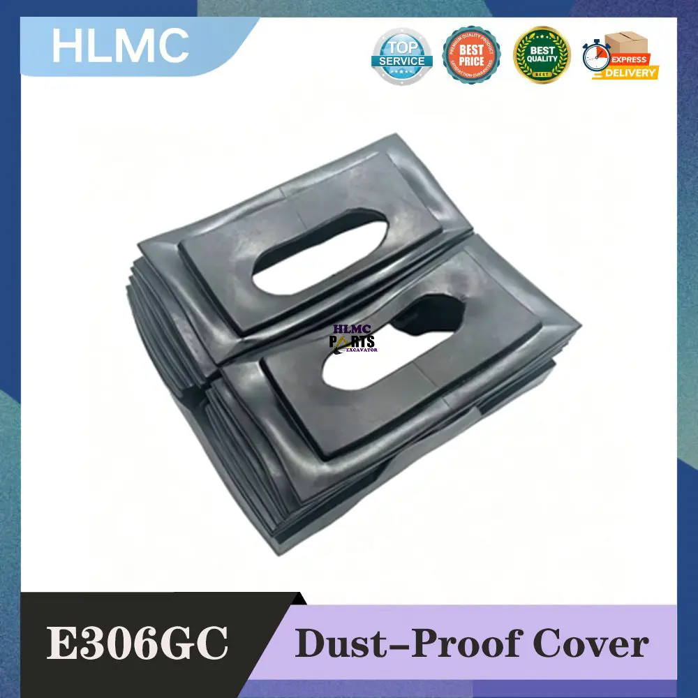 Construction Machinery Parts Excavator Cab Walking Valve Foot Pedal Rubber for E306GC E312GC E320B E320C E320D Dust-proof Cover