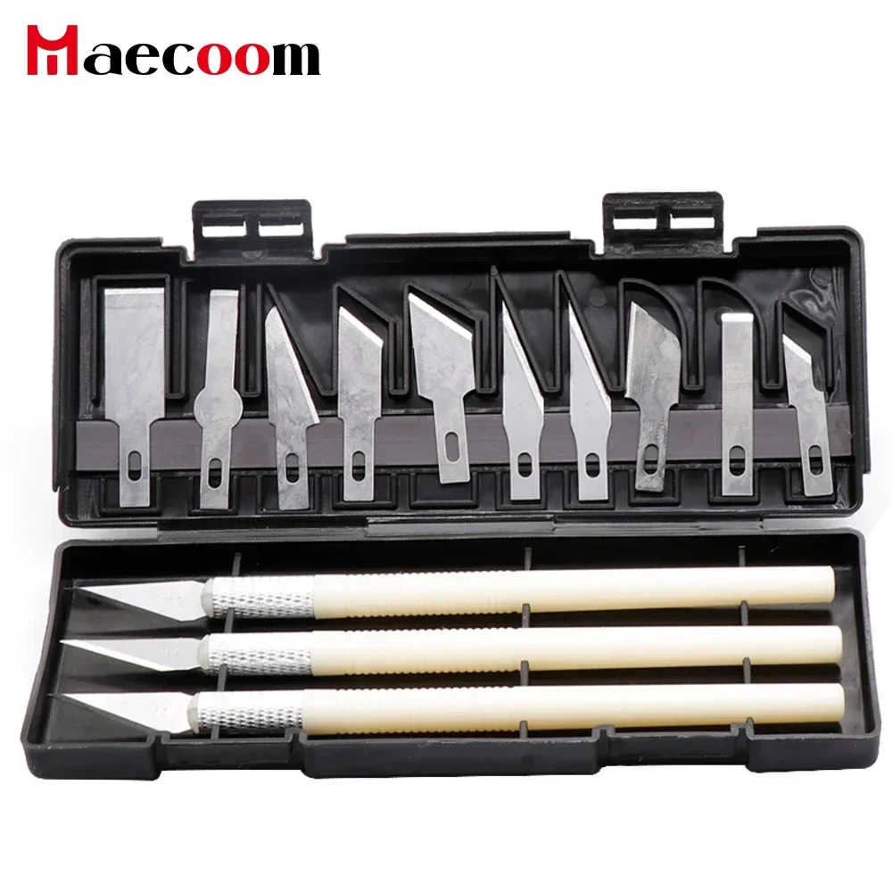 13pcs/ Set 3D Printer engraving Blades knife for model Cutter &Material Removal &Clean-up Tool parts