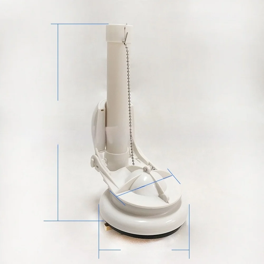 3‑Inch Toilet Flapper Drain Seal Kit, ABS Manual Push‑Button Replacement Part For Water Closet Flush Mechanism Repair