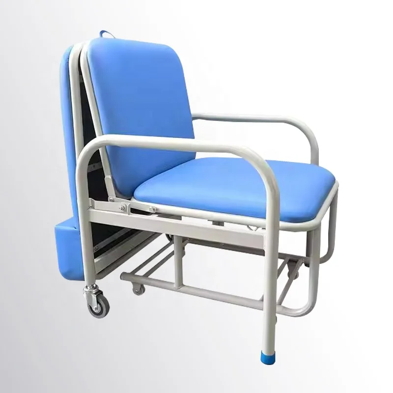 كرسي المضيف القابل للتحويل في المستشفى، كرسي مرافقة عائلة المريض، كرسي مرافقة قابل للطي، سرير مرافقة #3