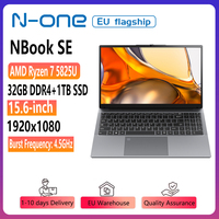 N-one Nbook SE Laptop AMD Ryzen 7 5825U(8Cores Up to 4.5GHz) 15.6 Inch Handheld Gaming Laptop (16+16)GB DDR4 +1TB SSD Computer