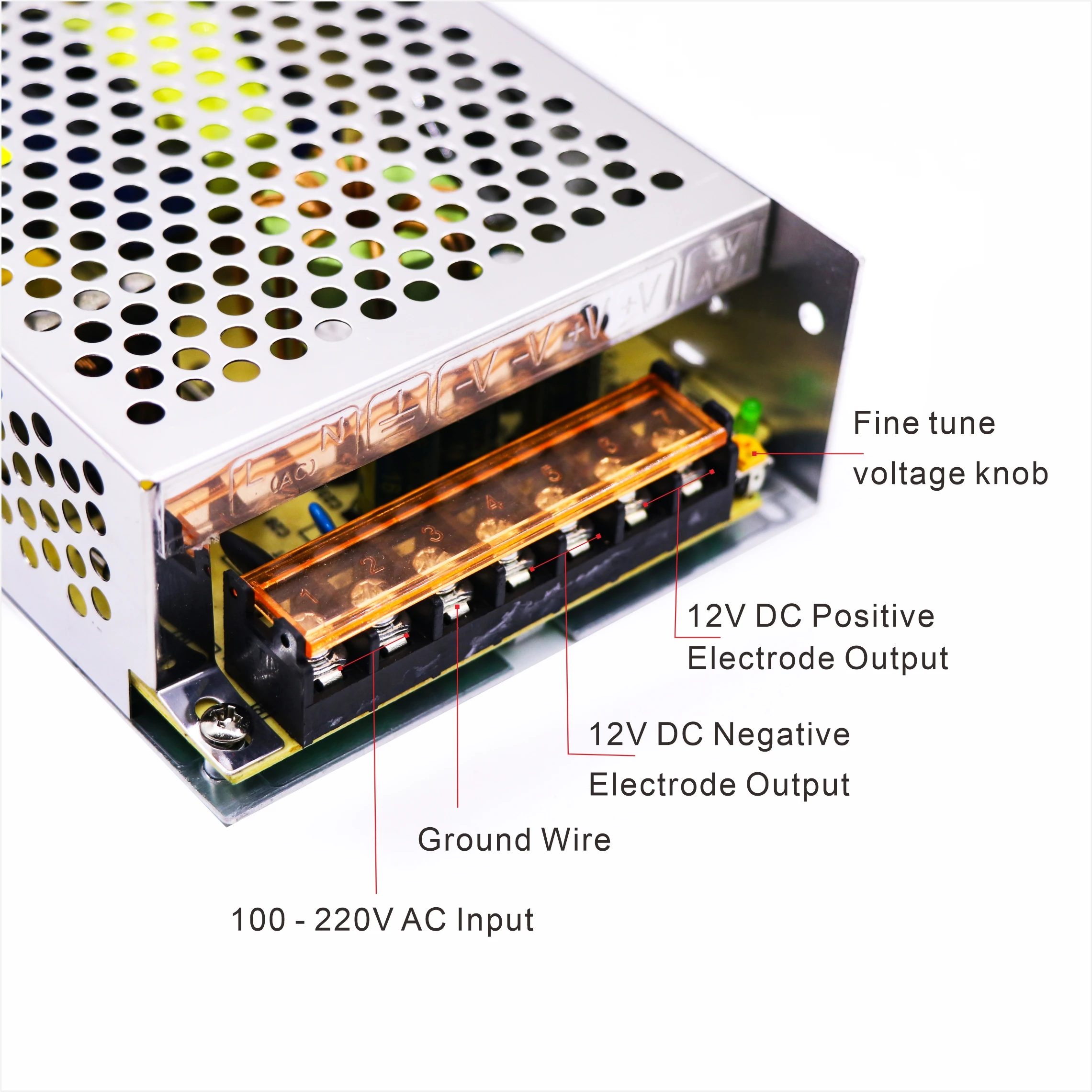 5 فولت إمدادات الطاقة LED محولات الإضاءة 50 واط 60 واط 200 واط 300 واط 400 واط 500 واط AC190-240V محول سائق لأضواء قطاع Led DC12V/24 فولت