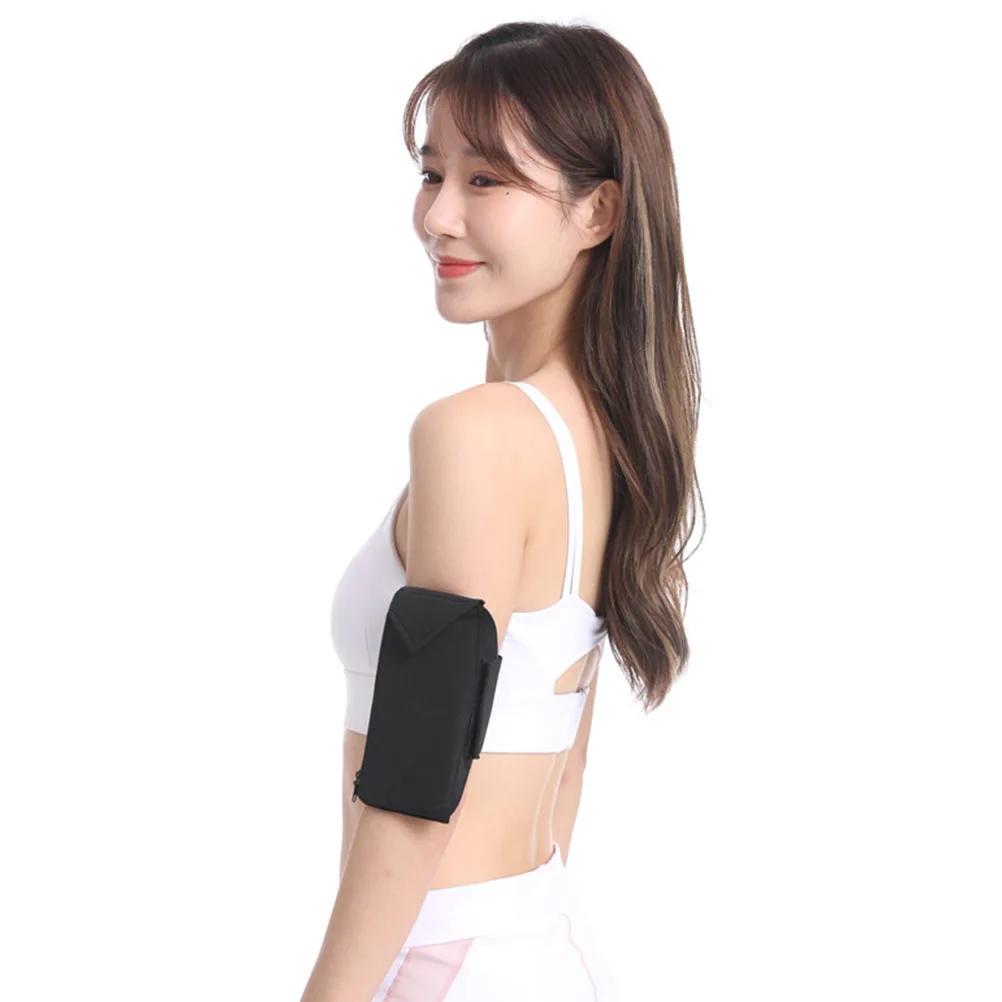 

Держатель для телефона с повязкой на руку для бега, тренировок, езды на велосипеде, спорта на открытом воздухе, сумка для хранения, многофункциональная защита от пота