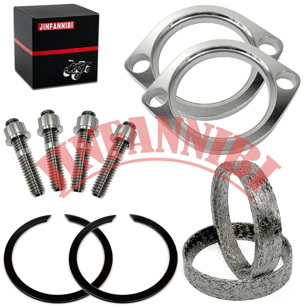 Titanium Stud Bolts & Gasket Seals Nut Kit Set For Harley Street Glide 2006-2020 20212022
