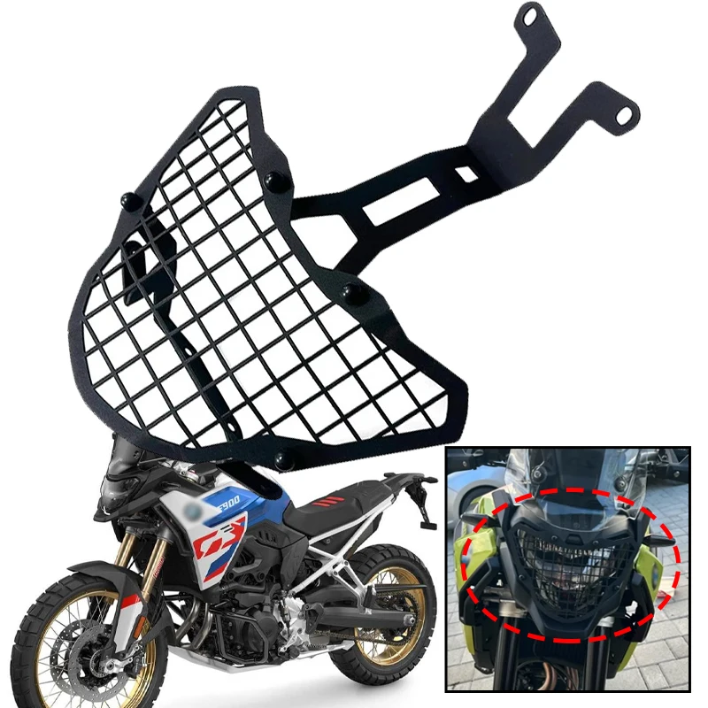 

F900GS Headlamp Front Light Protection Cover Motorcycle Headlight Grilles Guard Protector Fit For BMW F 900 GS ADV 2024-2025