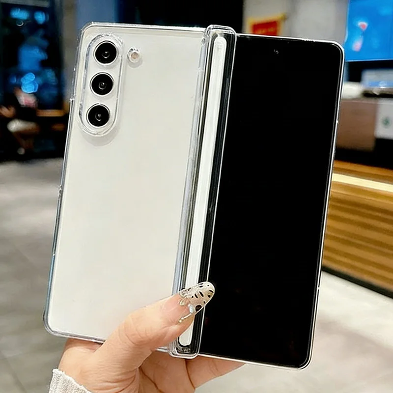Transparente Hartschalen-Handyhülle für Samsung Galaxy Z Fold8 Ultra Fold7 Fold6 Fold5 Stoßfeste Magnetische PC-Abdeckung für Samsung Z Fold8 – Detail 1