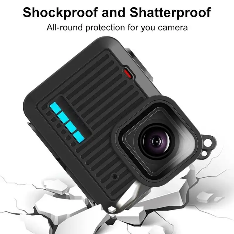 

Y1UB Customs Fit Silicone Protections Set Includes Camera Protectors Lens Caps Lanyard for Camera Flexible Sleeve