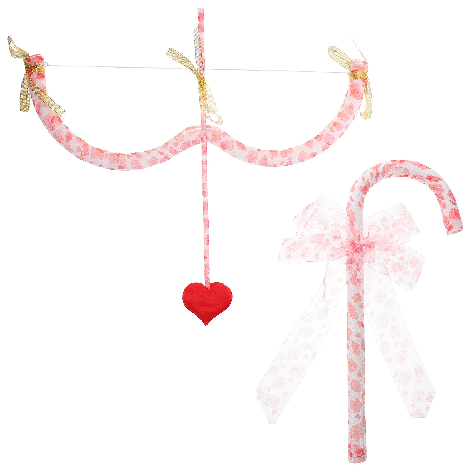 

1Set Cupid Costume Accessories for Women Valentine Theme Party Prop Bow Kit Festive Celebration Decoration Cupids Bow