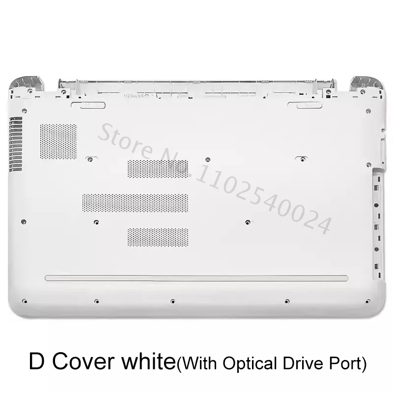 New Laptop LCD Back Top Cover For HP Pavilion 17-G TPN-Q162  Bottom Base Case With Optical Drive Port Silver white A D Cover