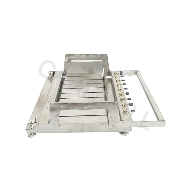 ماكينة تقطيع الشوكولاتة اليدوية التجارية من الفولاذ المقاوم للصدأ ماكينة تقطيع الشوكولاتة الخام كعكة حلوى زبدة الجبن أدوات تقطيع التوفو