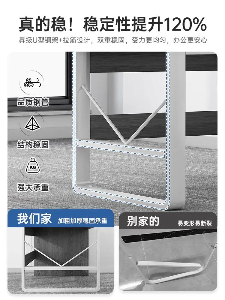 Home Desktop Computer Desk Simple Modern Bedroom Study Table Student Learning Workstation With Drawers Table Office Furniture